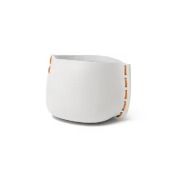 Stitch 75 Plant Pot Studio - Bone  / Orange / Rope