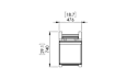 Sit B19 Chair - Technical Drawing / Side by Blinde Design